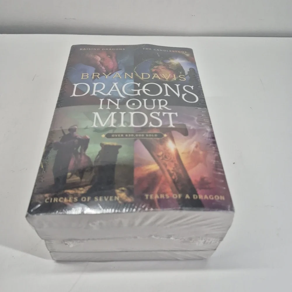 Bryan Davis Dragons In Our Midst Complete Series Lot of 4 (#1-4) Set PB